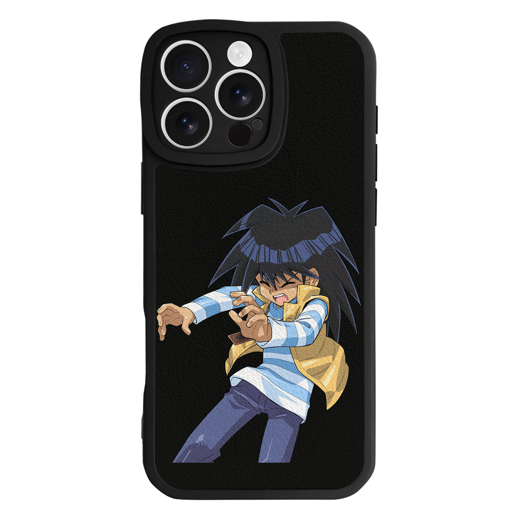 遊☆戯☆王 Yu-Gi-Oh! 【iPhone 16シリーズ対応】シリコンスマホケース（レザー調） 材質：シリコン